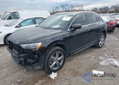 2019 Audi Q3 2.0T S Line Premium from USA, damaged, VIN WA1DECF32K1086845